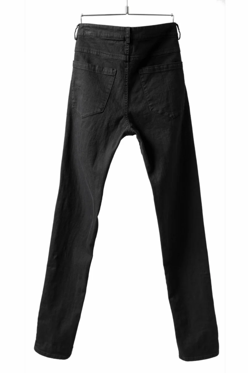 daub DYEING ERGONOMIC SLIM PANTS / L.TWILL (BLACK) - Image 8