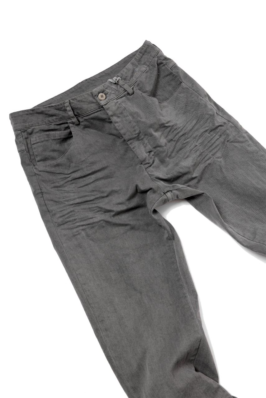 daub DYEING ERGONOMIC SLIM PANTS / L.TWILL (GREY) - Image 17