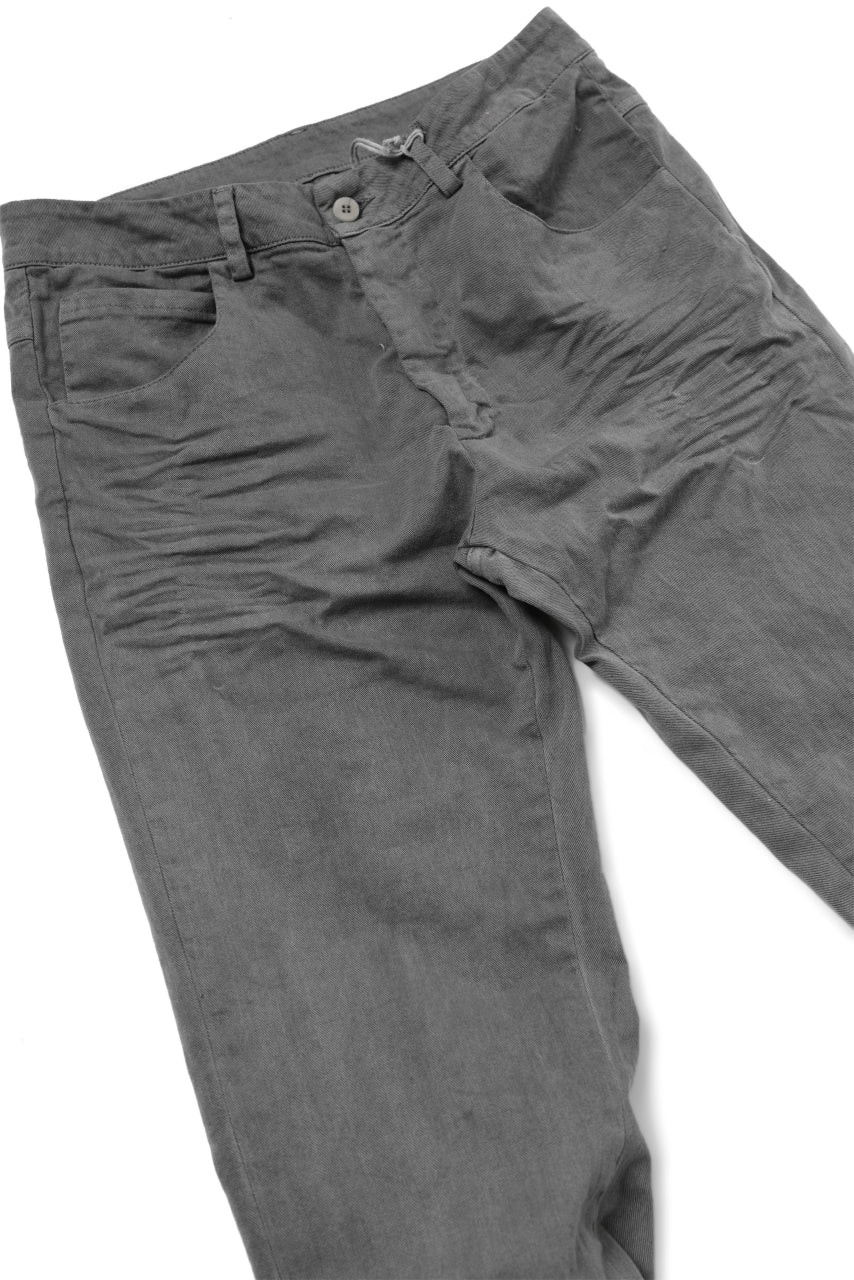daub DYEING ERGONOMIC SLIM PANTS / L.TWILL (GREY) - Image 18