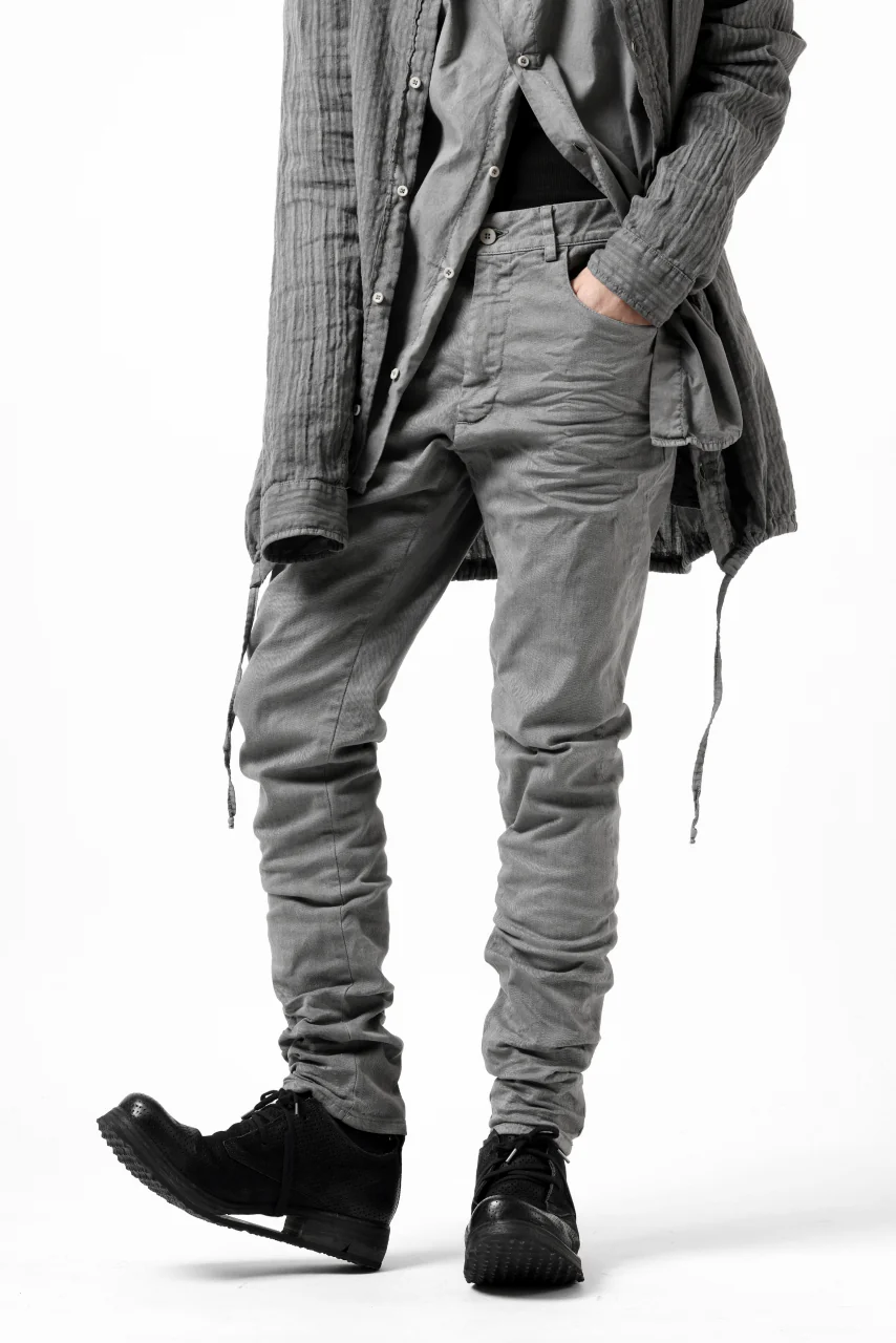 daub DYEING ERGONOMIC SLIM PANTS / L.TWILL (GREY) - Image 27