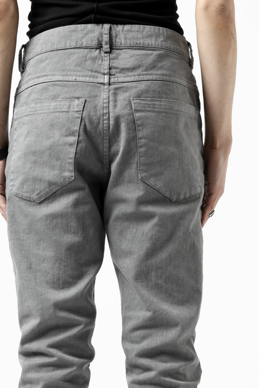 daub DYEING ERGONOMIC SLIM PANTS / L.TWILL (GREY) - Image 30