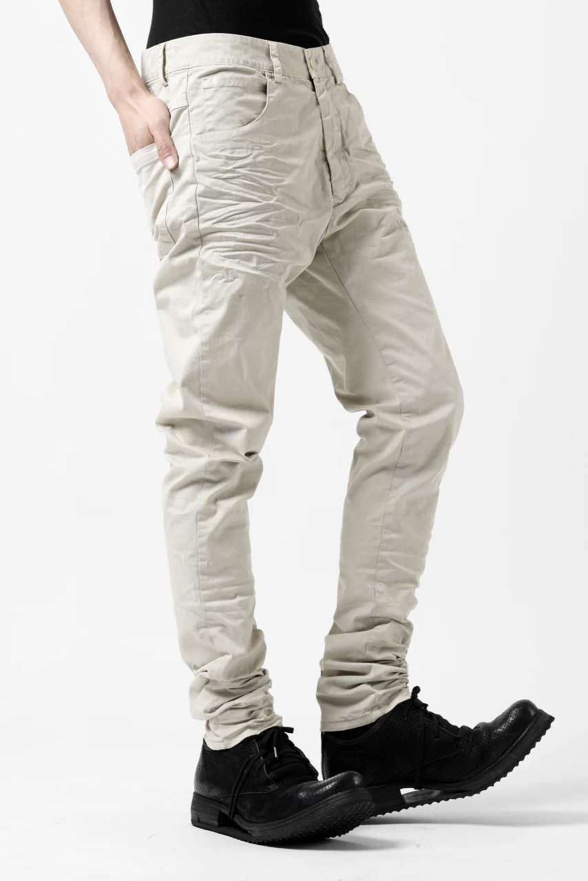 daub DYEING ERGONOMIC SLIM PANTS / STRETCH L.C (SAND) - Image 4