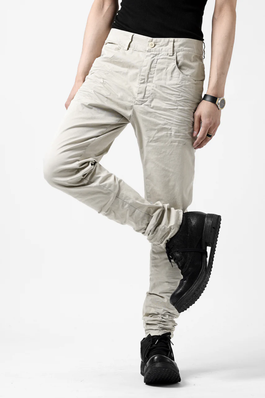 daub DYEING ERGONOMIC SLIM PANTS / STRETCH L.C (SAND) - Image 5