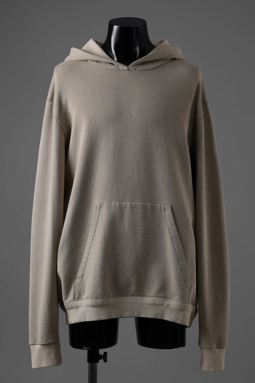 daub DYEING HOODIE PULLOVER / F.TERRY (SAND)