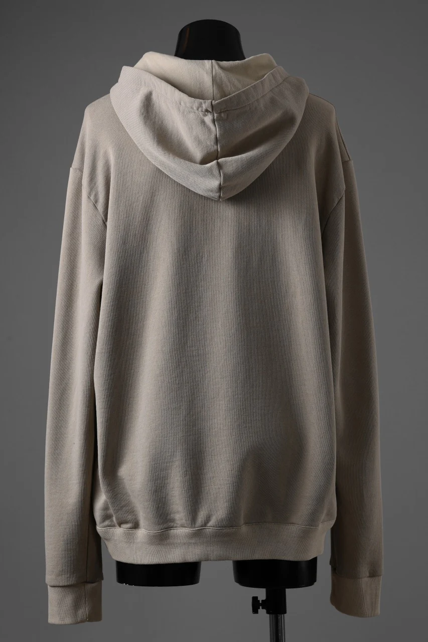 daub DYEING HOODIE PULLOVER / F.TERRY (SAND) - Image 4