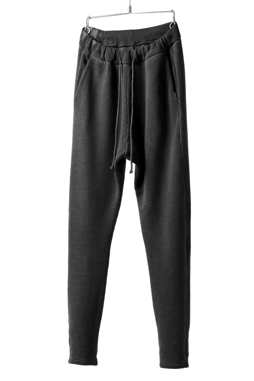 daub DYEING JOG-PANTS / COTTON FLEECY (DARK GREY) - Image 11