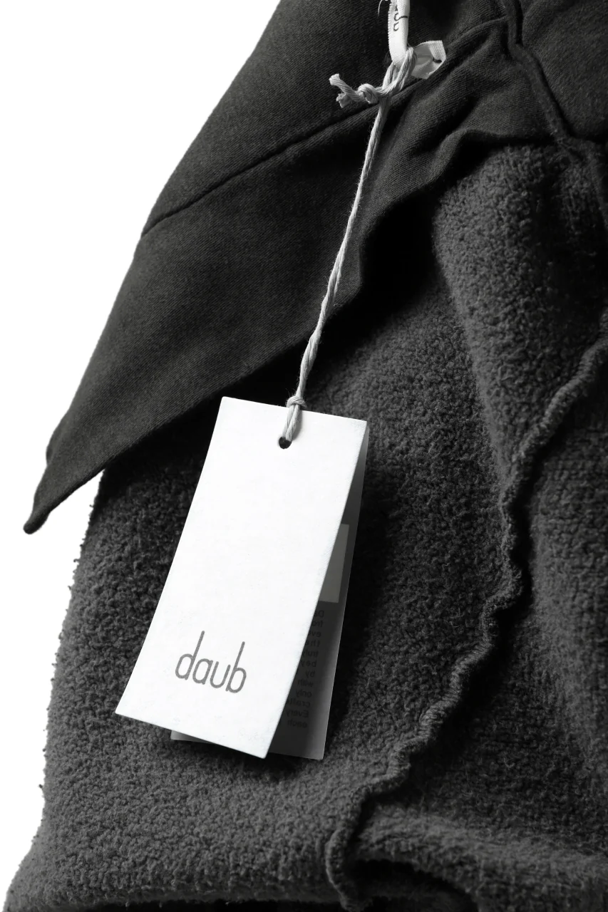 daub DYEING JOG-PANTS / COTTON FLEECY (DARK GREY) - Image 24