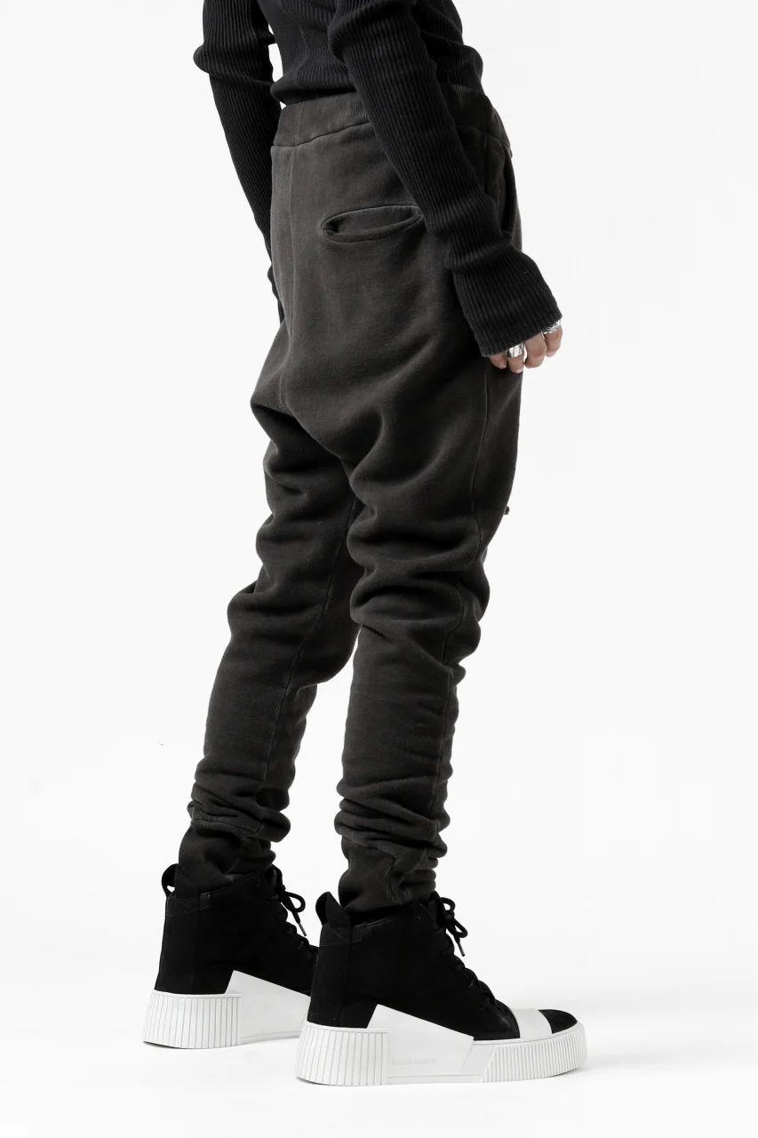 daub DYEING JOG-PANTS / COTTON FLEECY (DARK GREY) - Image 26
