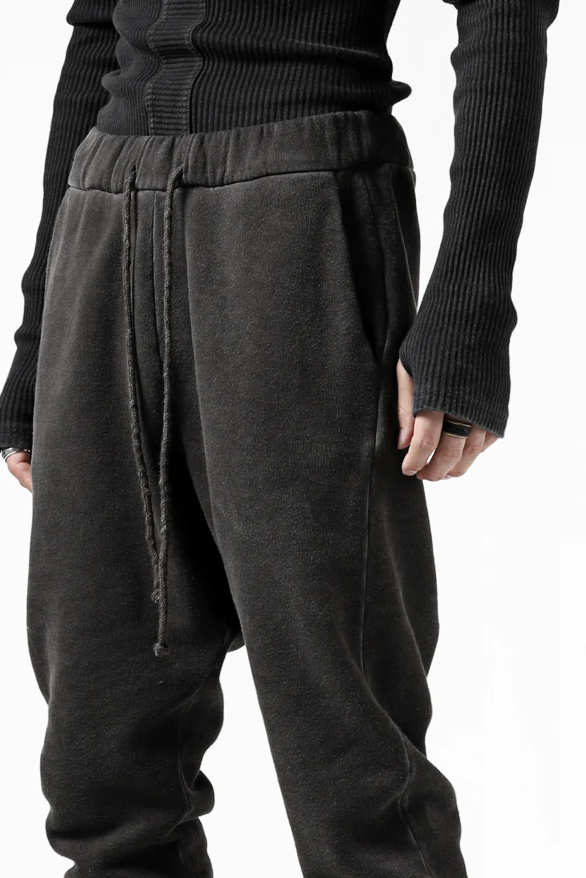 daub DYEING JOG-PANTS / COTTON FLEECY (DARK GREY) - Image 27