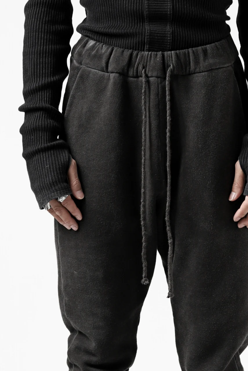 daub DYEING JOG-PANTS / COTTON FLEECY (DARK GREY) - Image 28