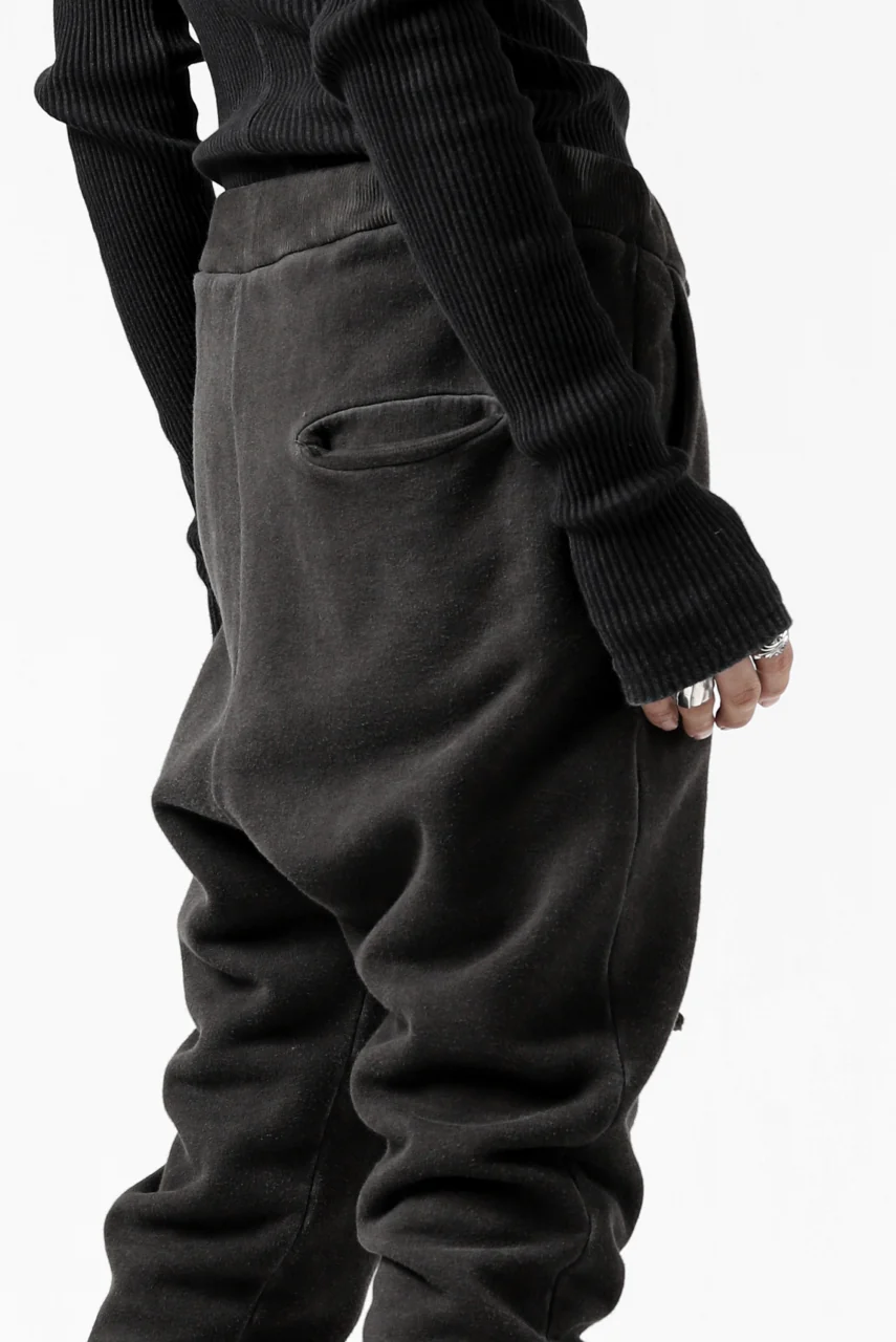 daub DYEING JOG-PANTS / COTTON FLEECY (DARK GREY) - Image 30