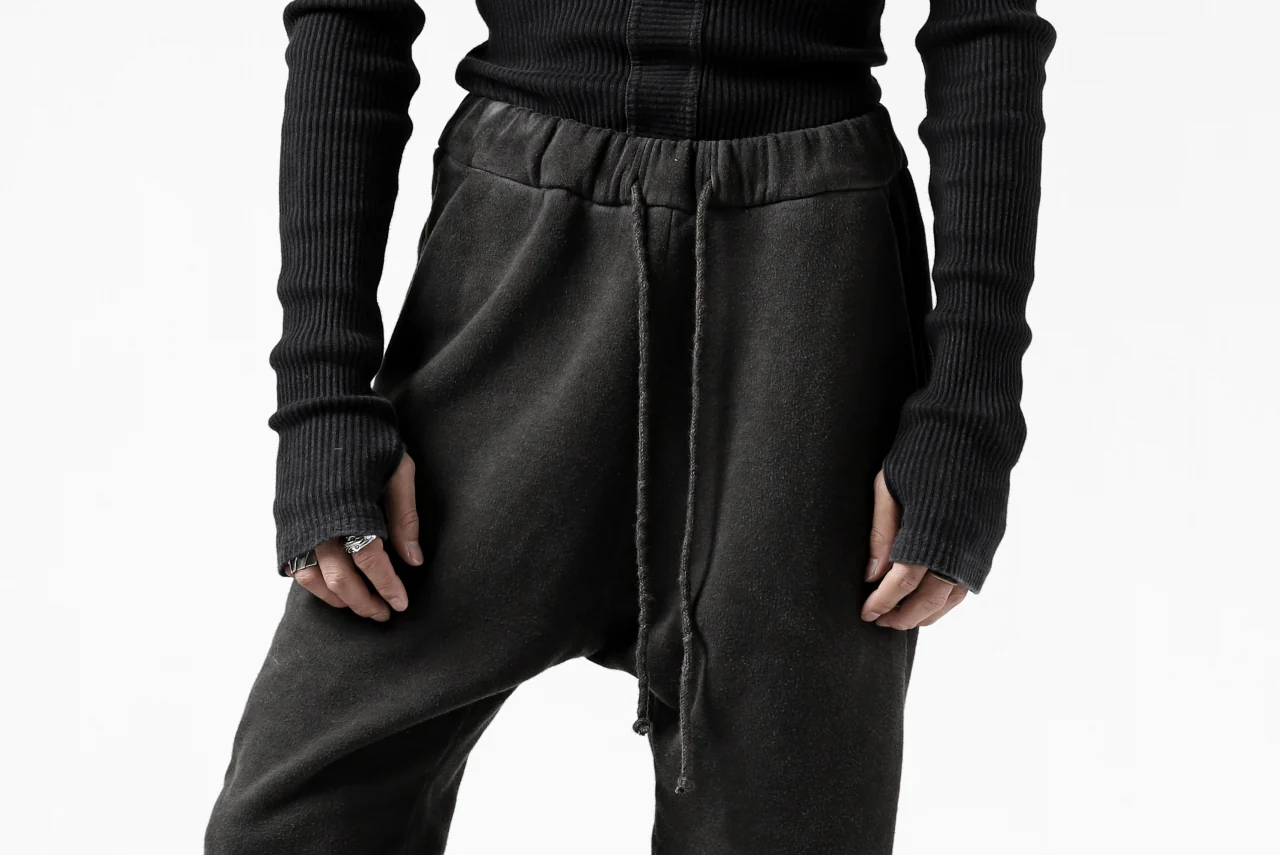 daub DYEING JOG-PANTS / COTTON FLEECY (DARK GREY) - Image 33