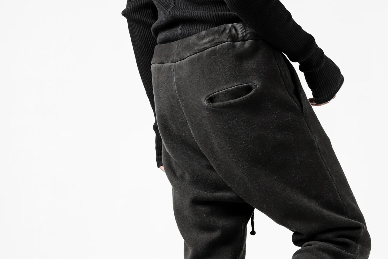 daub DYEING JOG-PANTS / COTTON FLEECY (DARK GREY) - Image 35