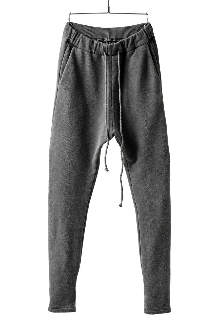 daub DYEING JOG-PANTS / COTTON FLEECY (GREY)