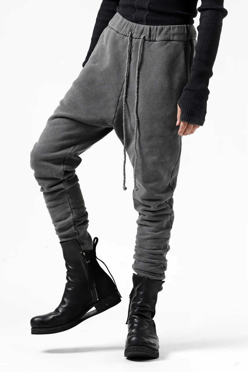 daub DYEING JOG-PANTS / COTTON FLEECY (GREY) - Image 7