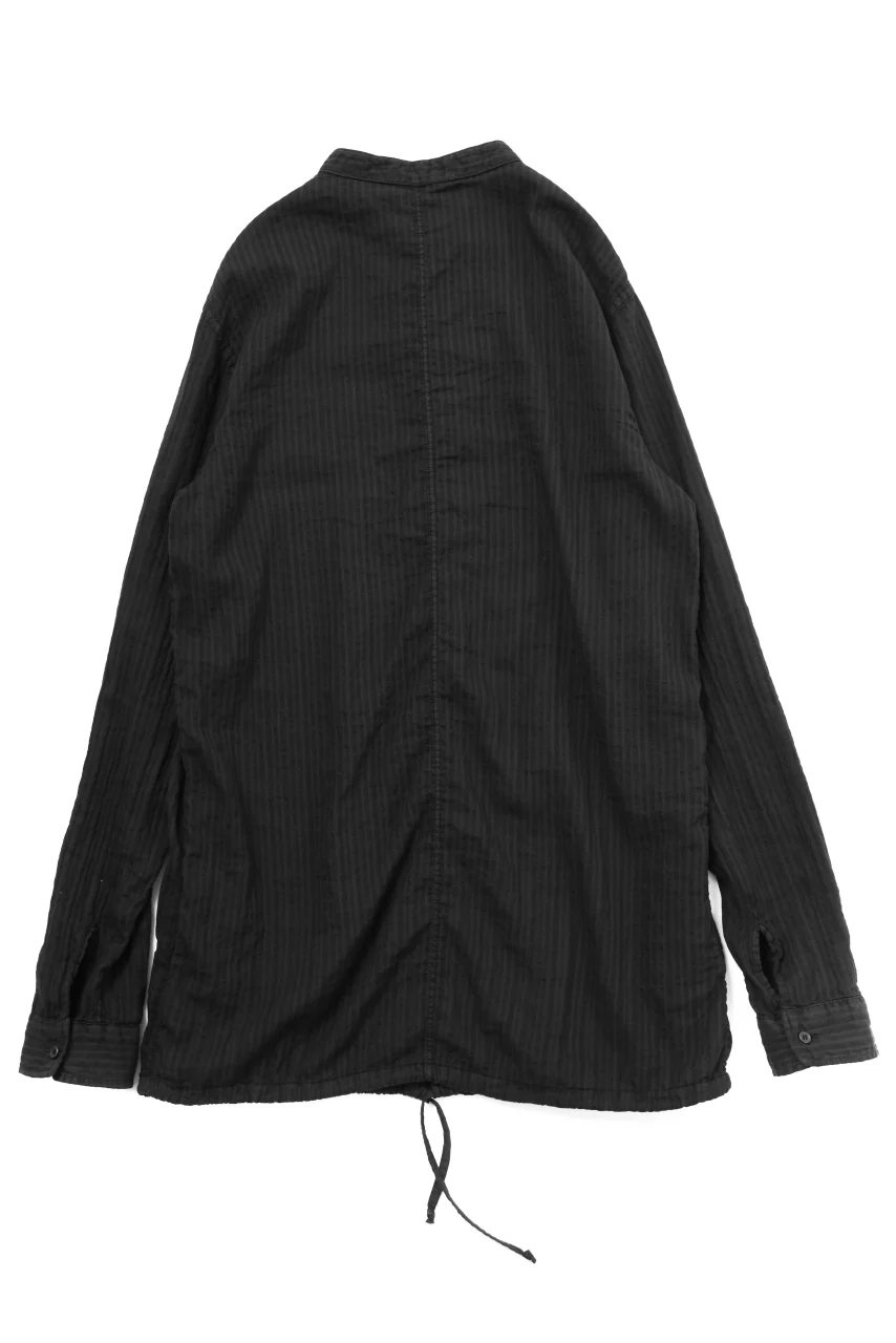 daub DYEING LONG SHIRT / CL-STRIPE (BLACK) - Image 10