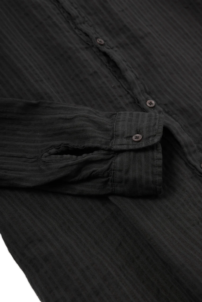 daub DYEING LONG SHIRT / CL-STRIPE (BLACK) - Image 21