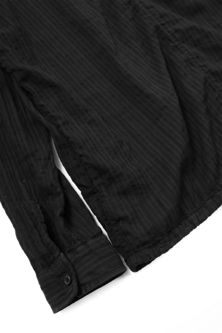 daub DYEING LONG SHIRT / CL-STRIPE (BLACK) - Image 28
