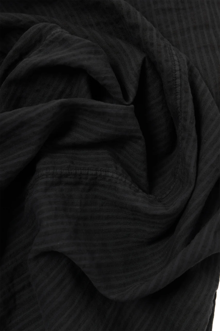 daub DYEING LONG SHIRT / CL-STRIPE (BLACK) - Image 29