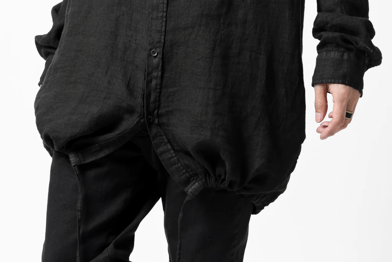 daub DYEING LONG SHIRT / CL-STRIPE (BLACK) - Image 36