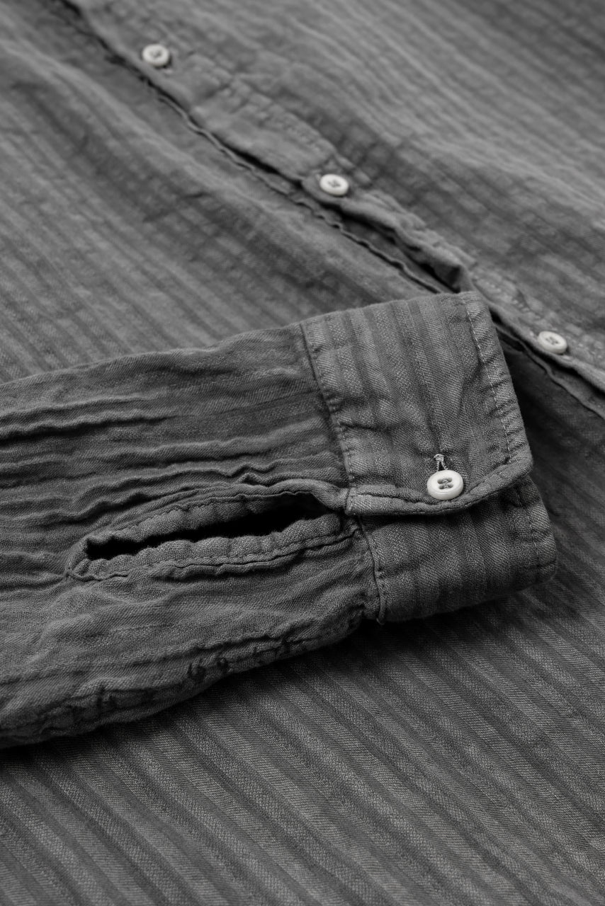daub DYEING LONG SHIRT / CL-STRIPE (GREY) - Image 21