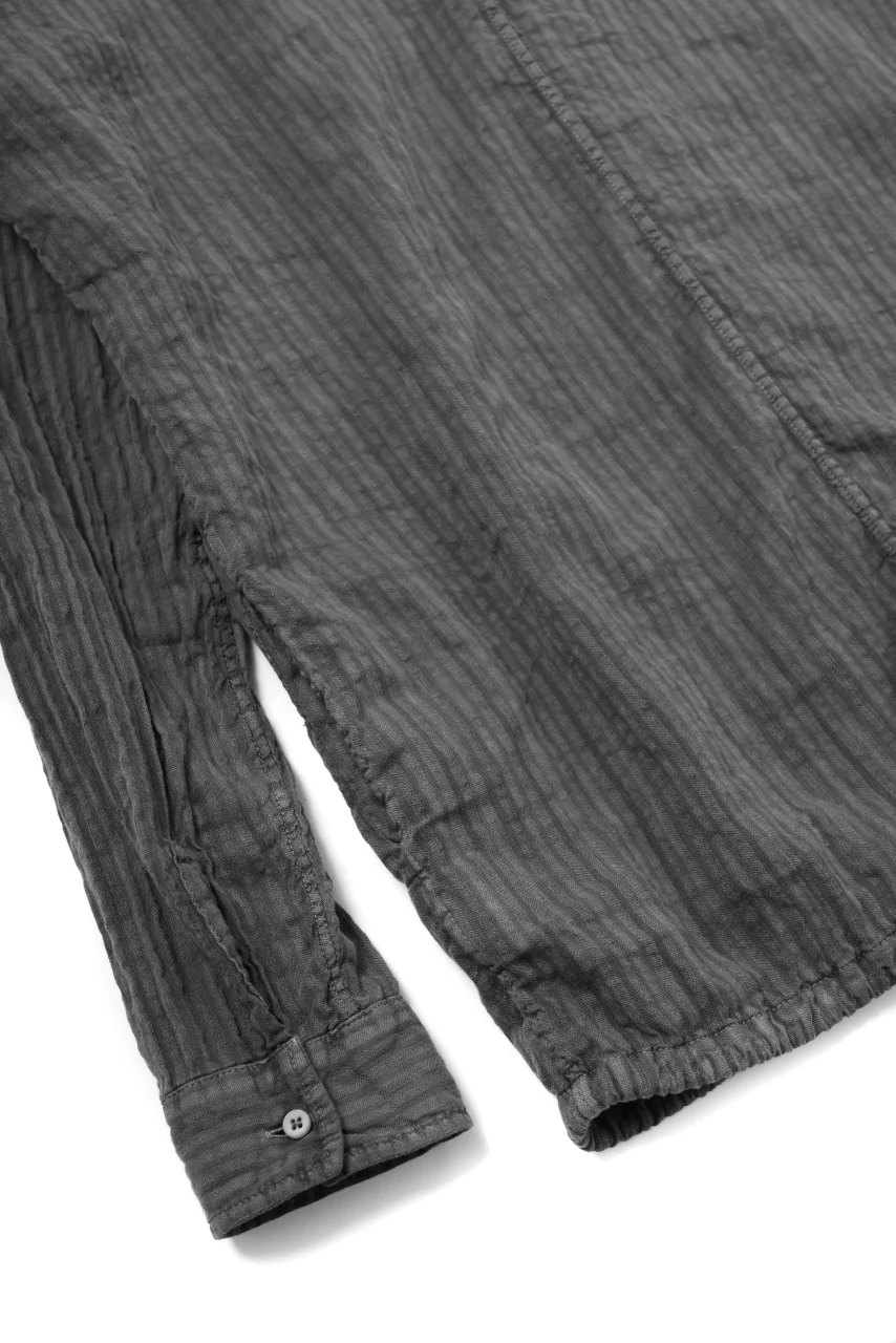 daub DYEING LONG SHIRT / CL-STRIPE (GREY) - Image 24
