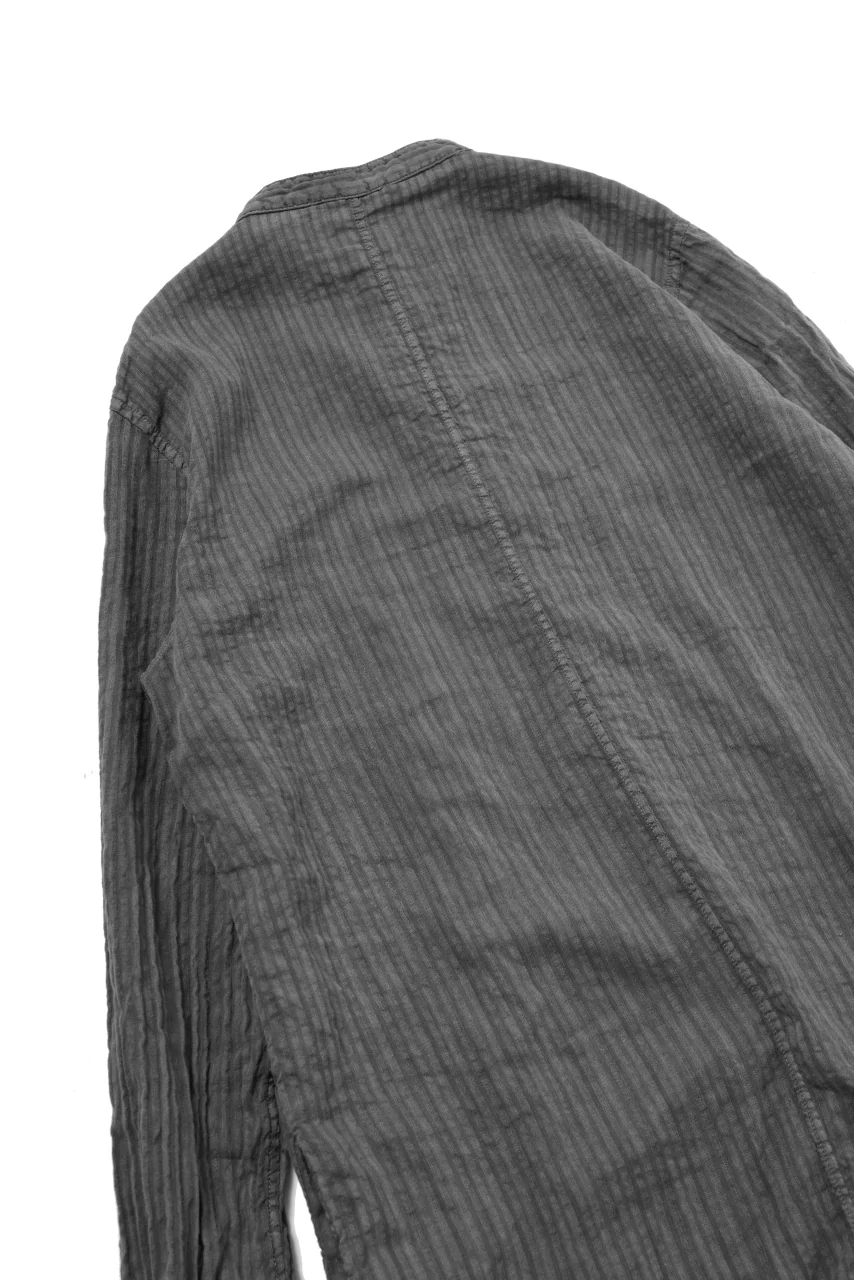 daub DYEING LONG SHIRT / CL-STRIPE (GREY) - Image 28