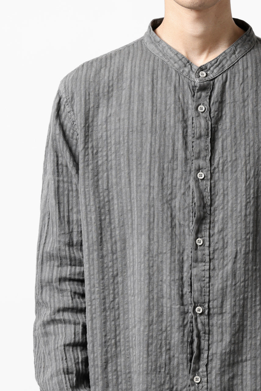 daub DYEING LONG SHIRT / CL-STRIPE (GREY) - Image 31