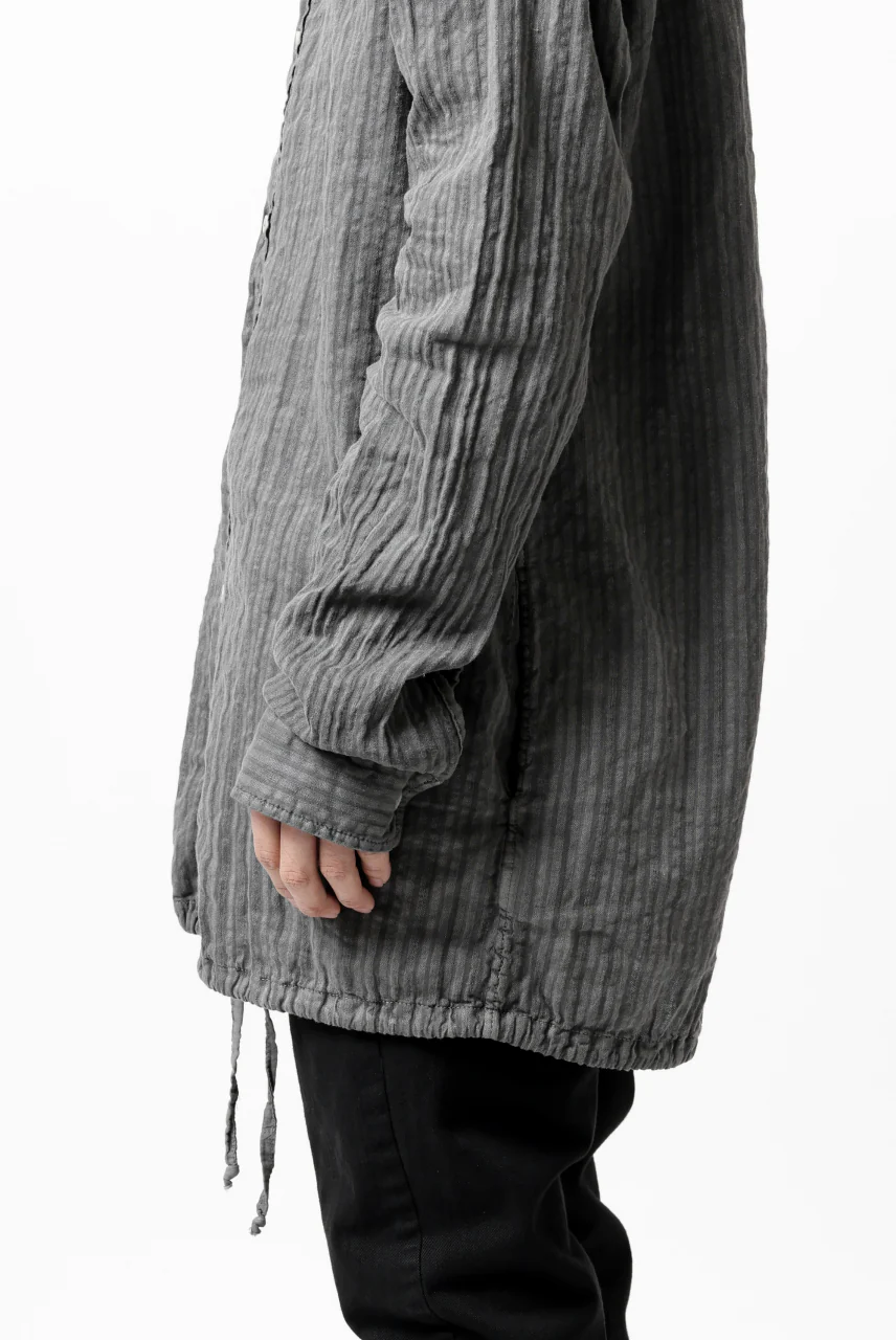 daub DYEING LONG SHIRT / CL-STRIPE (GREY) - Image 34