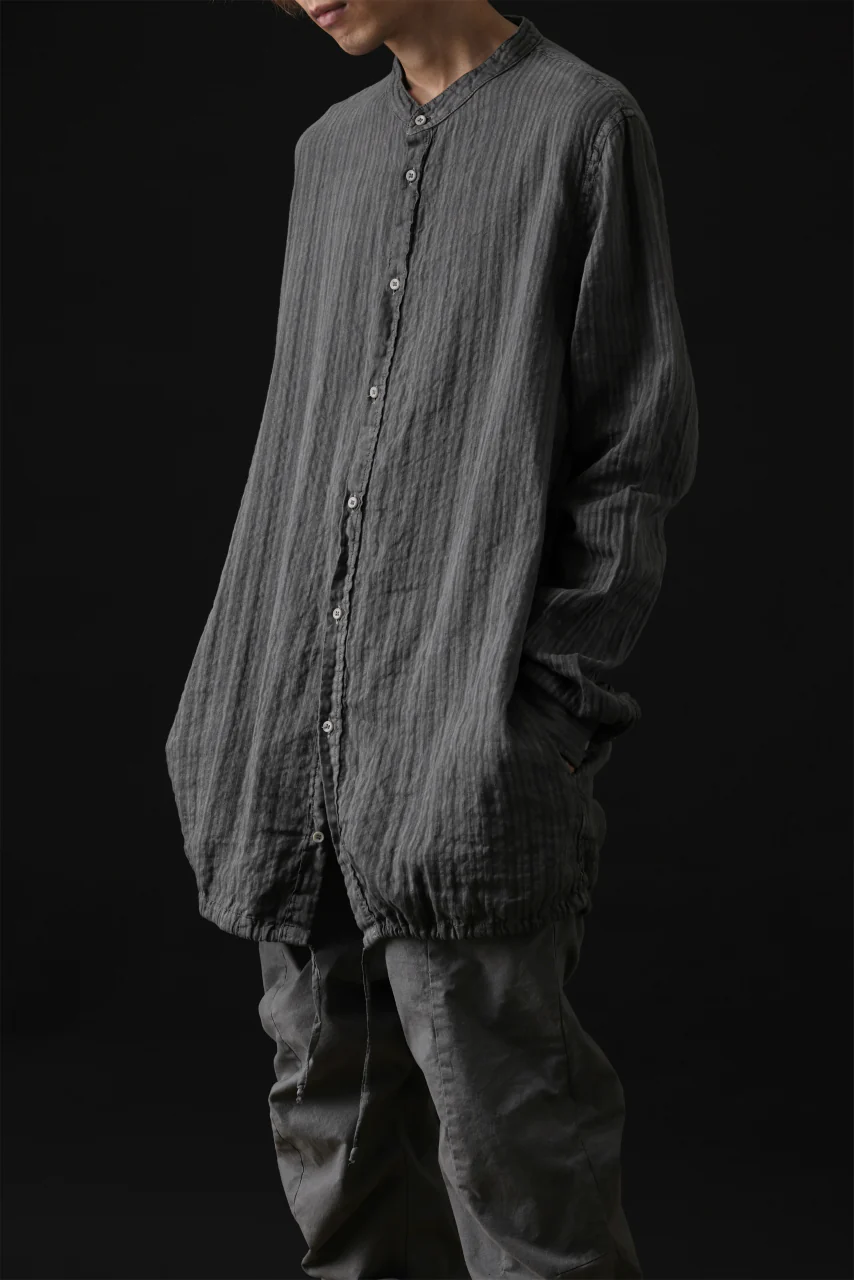 daub DYEING LONG SHIRT / CL-STRIPE (GREY) - Image 38