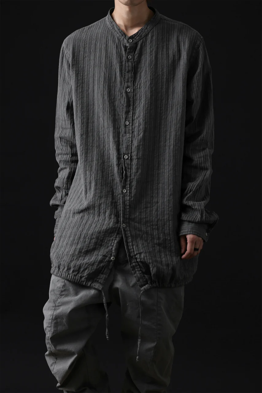 daub DYEING LONG SHIRT / CL-STRIPE (GREY) - Image 39