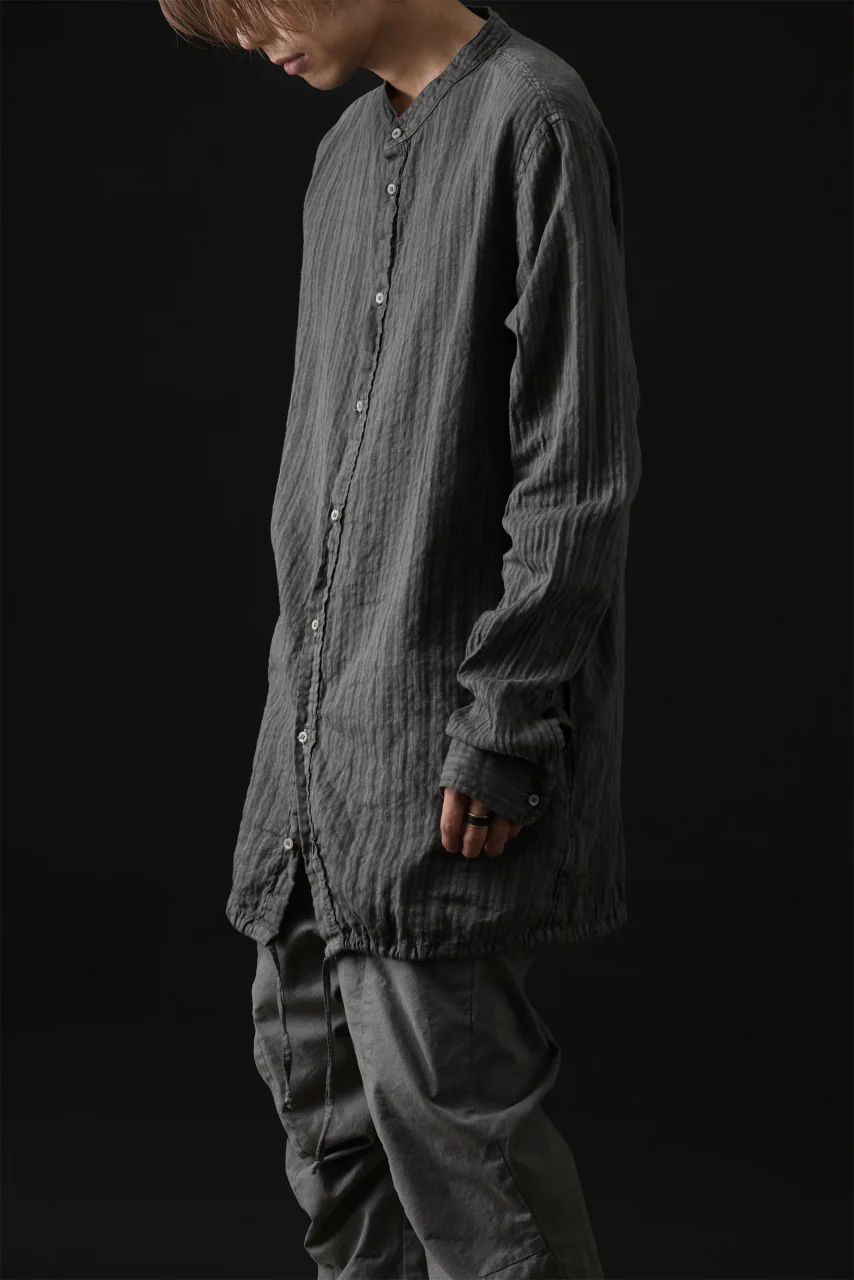 daub DYEING LONG SHIRT / CL-STRIPE (GREY) - Image 41