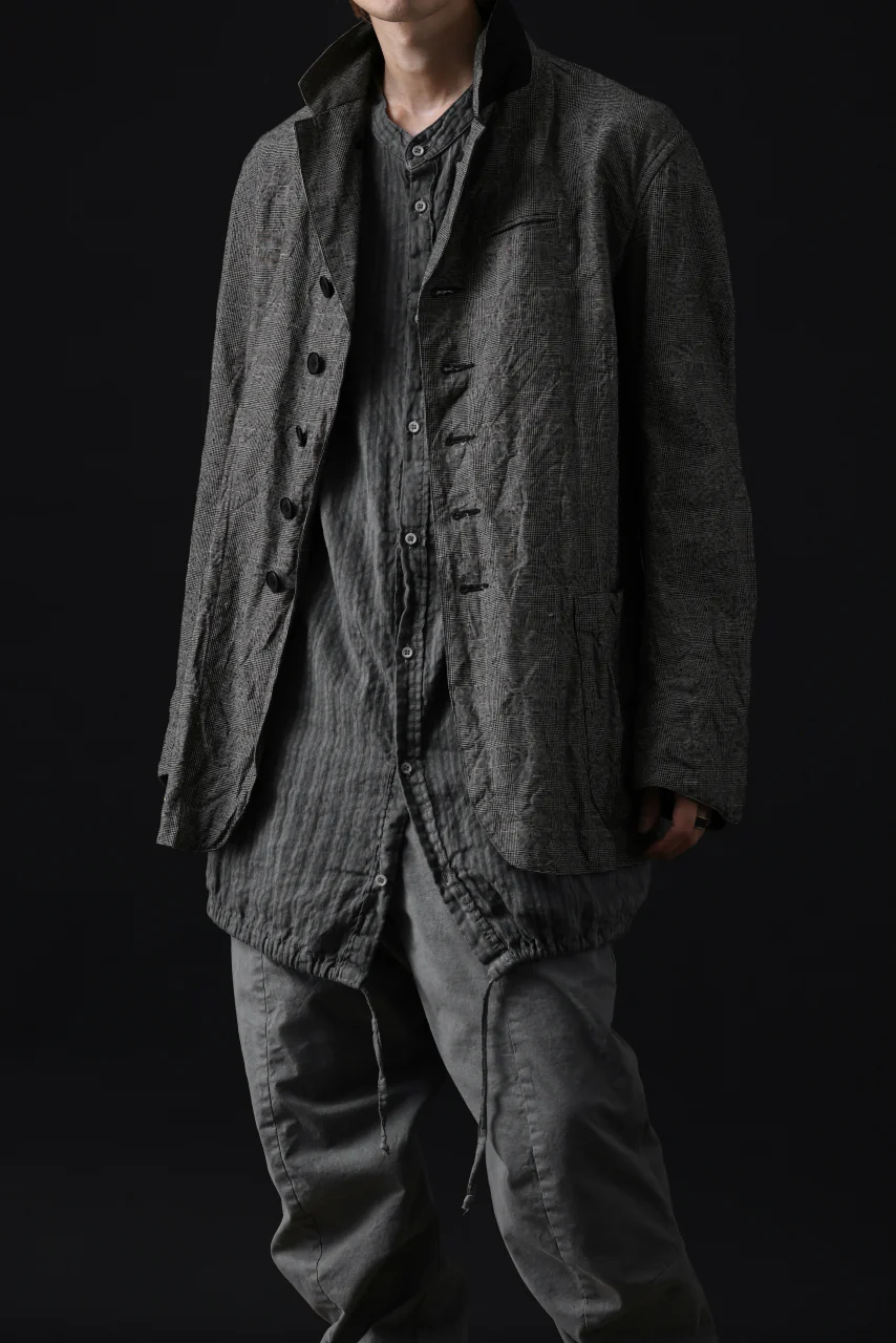 daub DYEING LONG SHIRT / CL-STRIPE (GREY) - Image 48