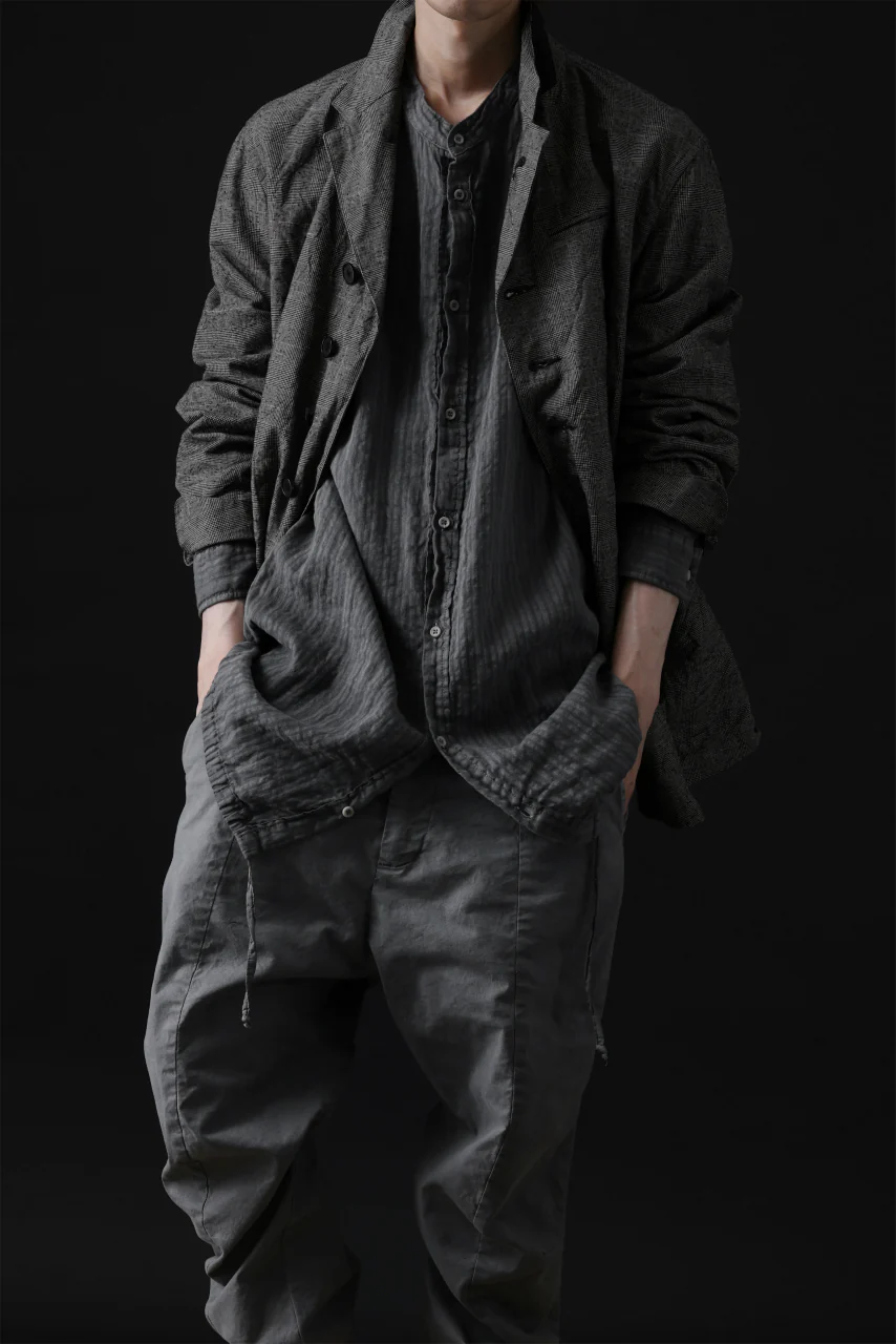 daub DYEING LONG SHIRT / CL-STRIPE (GREY) - Image 53