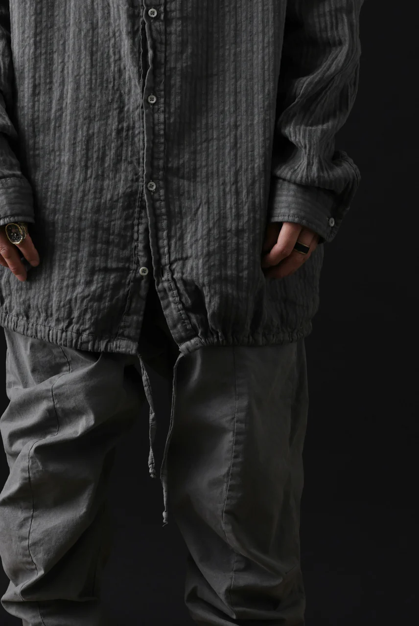 daub DYEING LONG SHIRT / CL-STRIPE (GREY) - Image 54