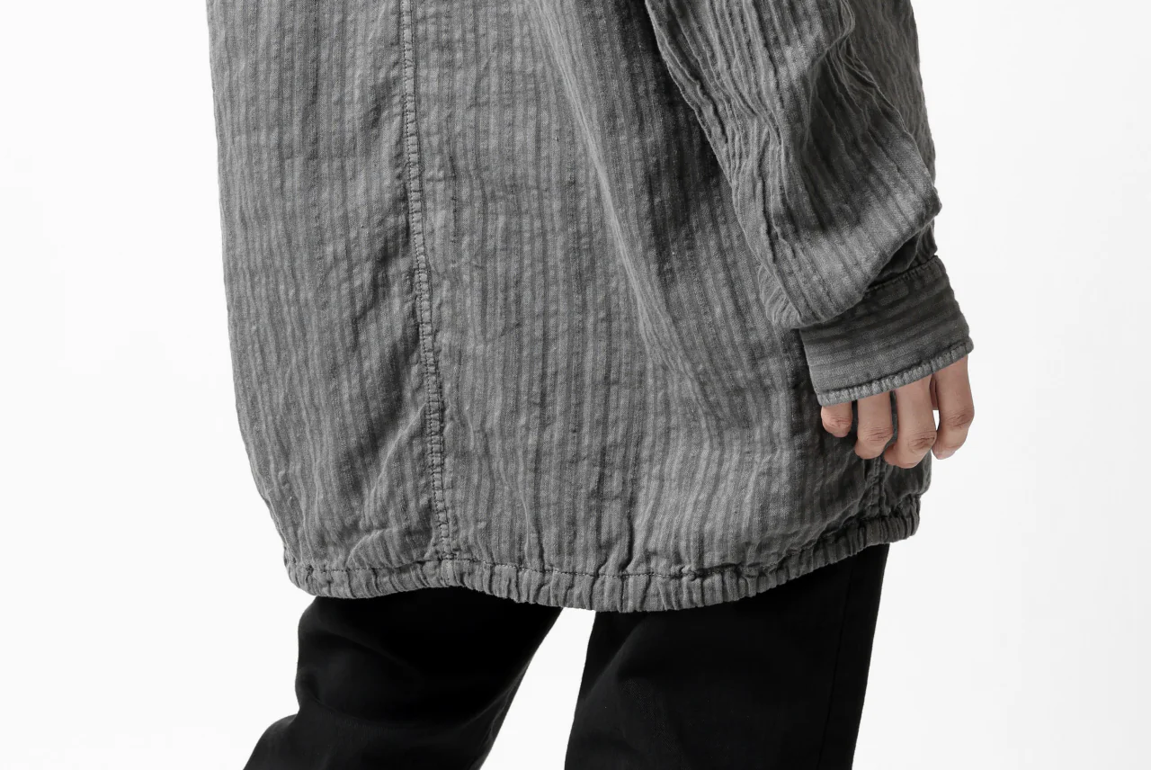daub DYEING LONG SHIRT / CL-STRIPE (GREY) - Image 60