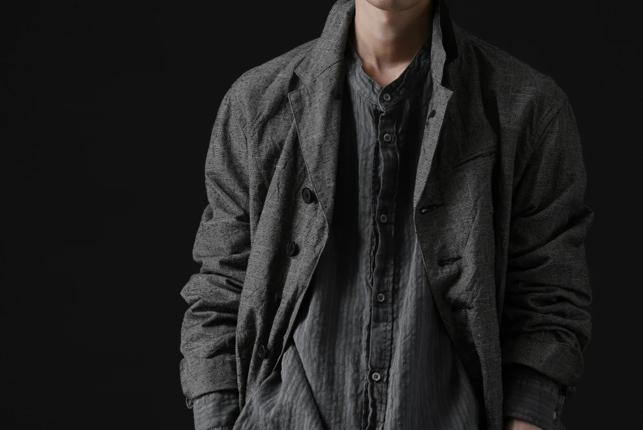 daub DYEING LONG SHIRT / CL-STRIPE (GREY) - Image 62