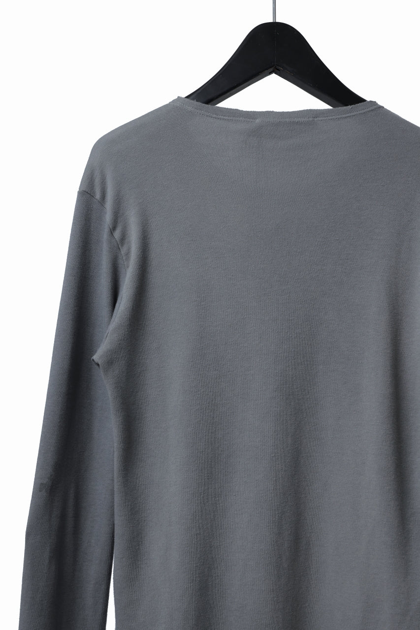 daub DYEING LONG SLEEVE CUTSEWN / C.JERSEY (GREY) - Image 10