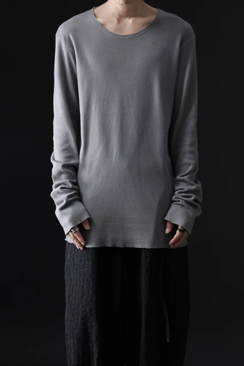daub DYEING LONG SLEEVE CUTSEWN / C.JERSEY (GREY) - Image 12