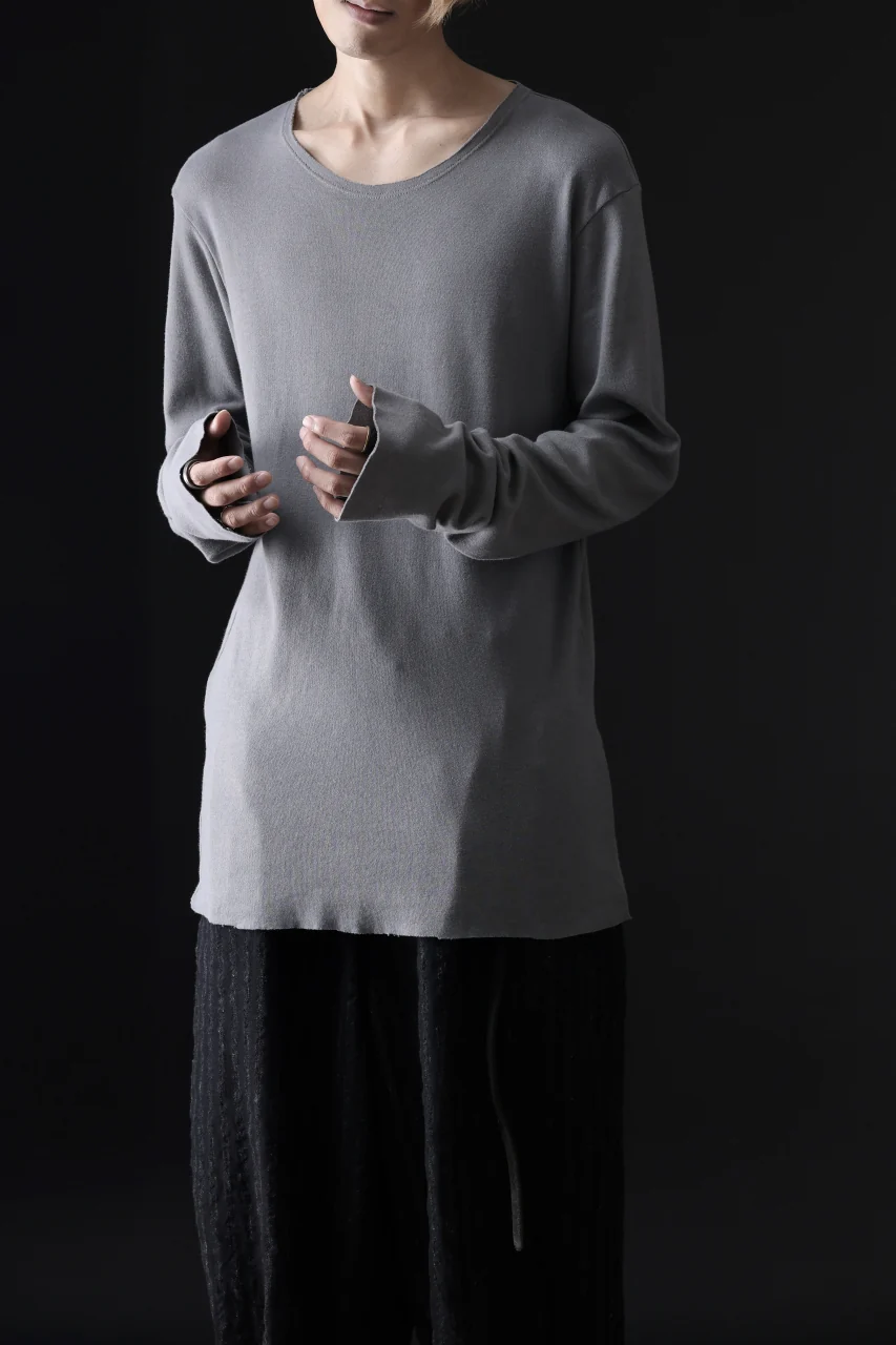daub DYEING LONG SLEEVE CUTSEWN / C.JERSEY (GREY) - Image 14