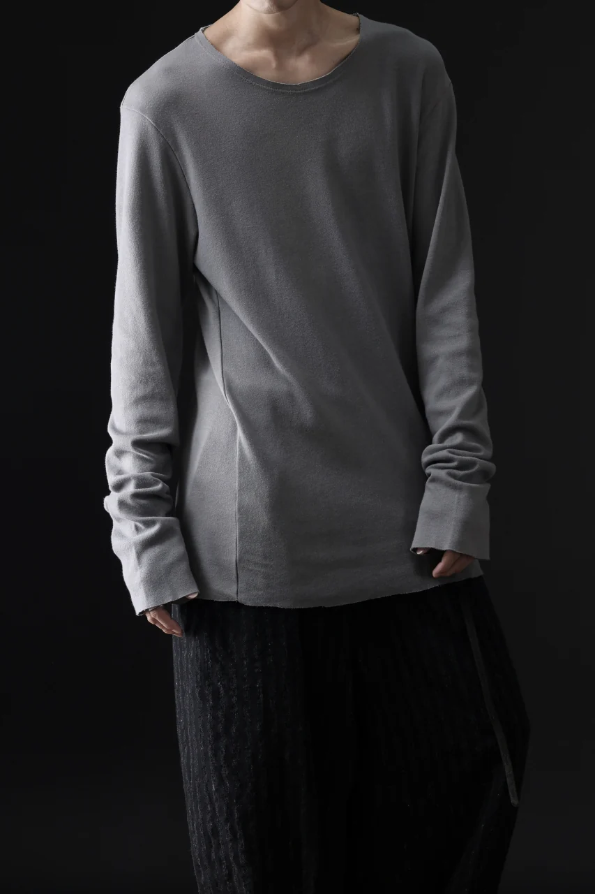 daub DYEING LONG SLEEVE CUTSEWN / C.JERSEY (GREY) - Image 15