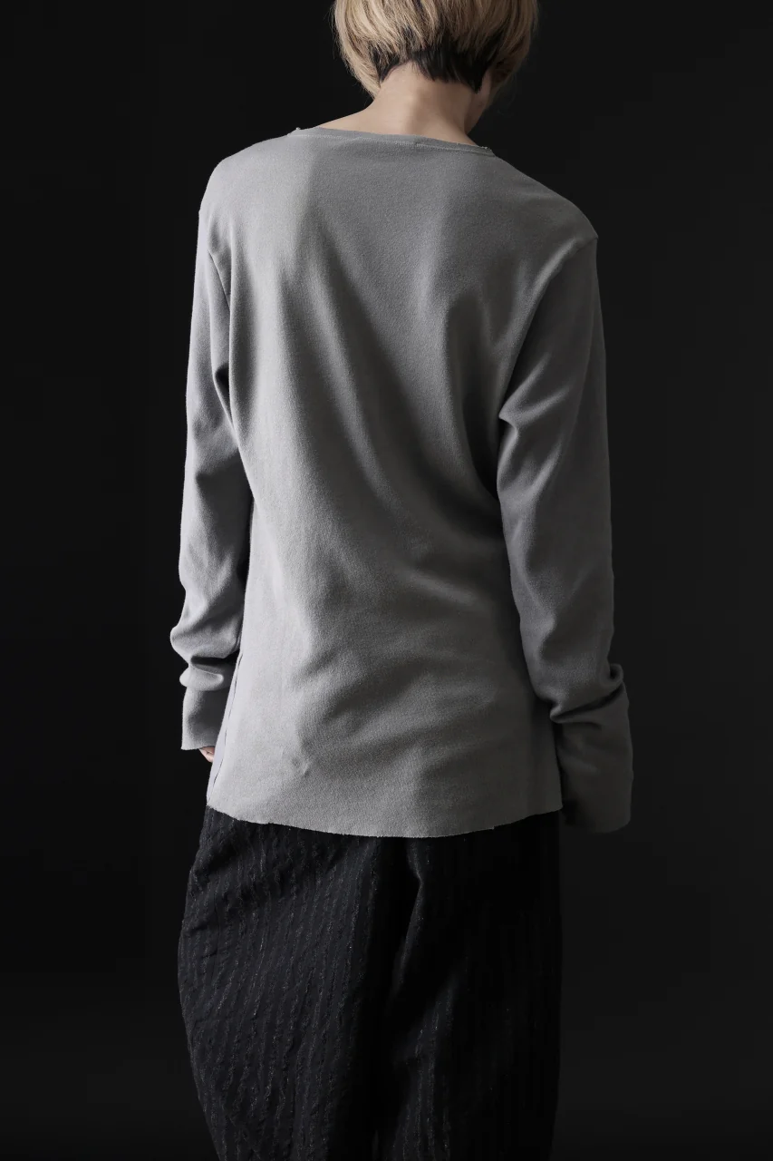 daub DYEING LONG SLEEVE CUTSEWN / C.JERSEY (GREY) - Image 17