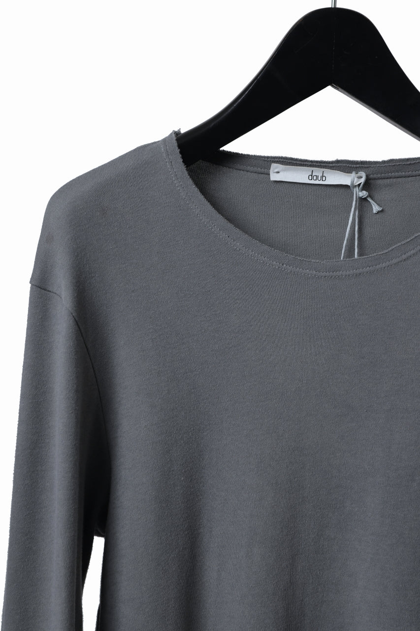 daub DYEING LONG SLEEVE CUTSEWN / C.JERSEY (GREY) - Image 7