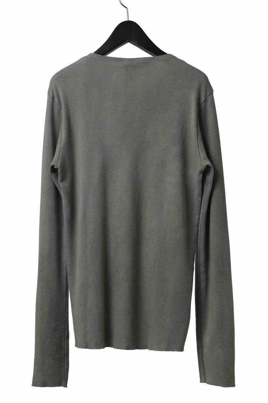 daub DYEING LONG SLEEVE CUTSEWN / C.JERSEY (TAUPE) - Image 3