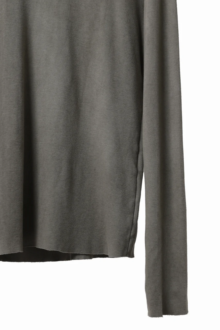 daub DYEING LONG SLEEVE CUTSEWN / C.JERSEY (TAUPE) - Image 5