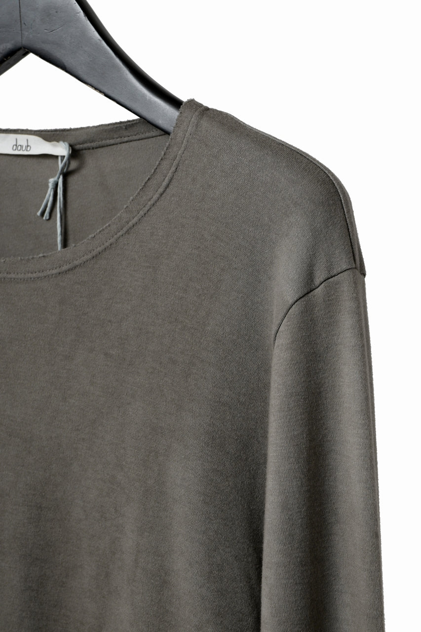 daub DYEING LONG SLEEVE CUTSEWN / C.JERSEY (TAUPE) - Image 8