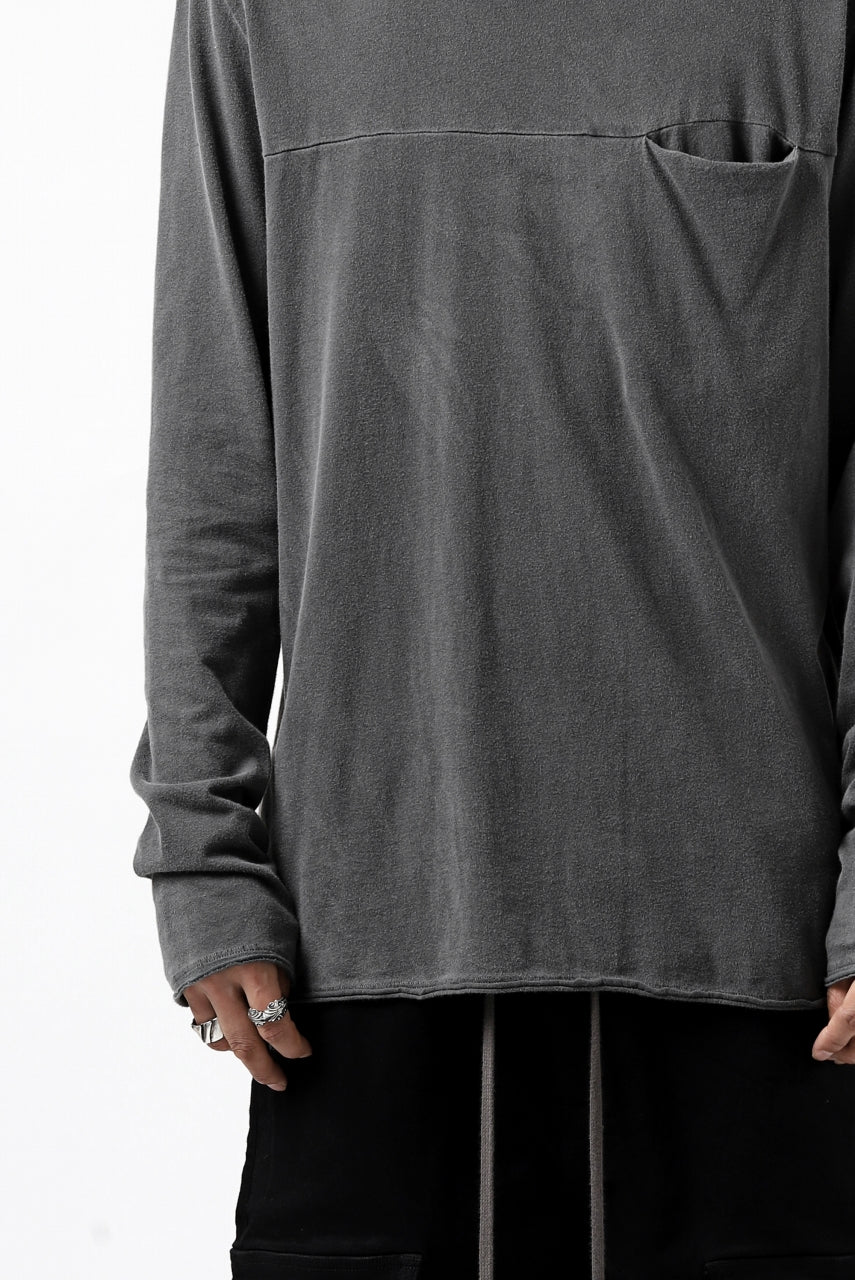 daub DYEING LS CUTSEWN CHEST POCKET DETAIL / C.JERSEY (GREY) - Image 20