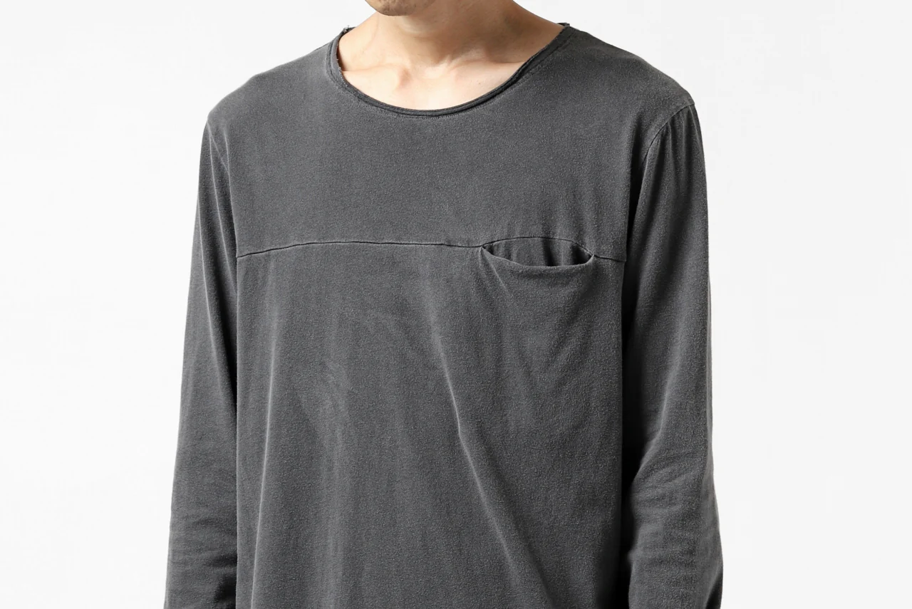 daub DYEING LS CUTSEWN CHEST POCKET DETAIL / C.JERSEY (GREY) - Image 24