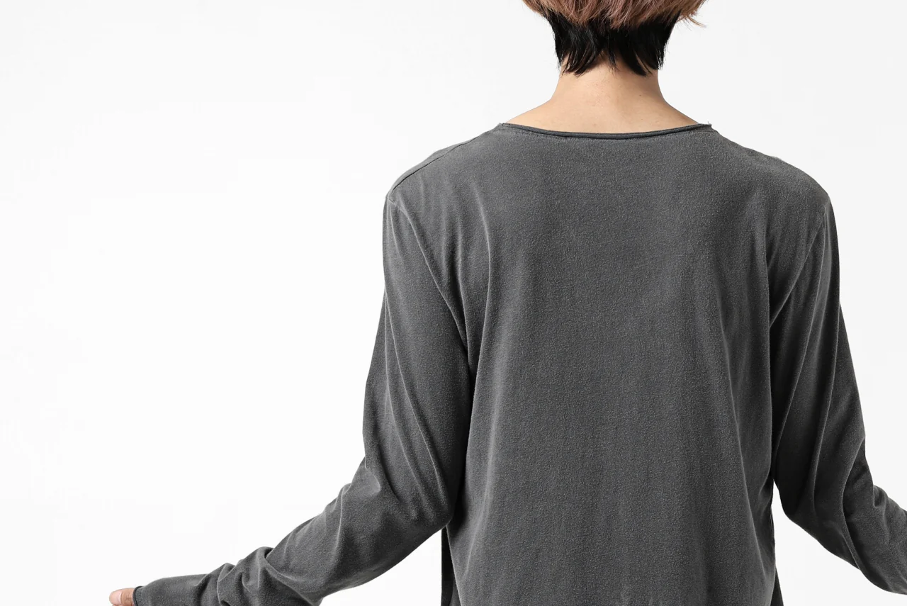 daub DYEING LS CUTSEWN CHEST POCKET DETAIL / C.JERSEY (GREY) - Image 25