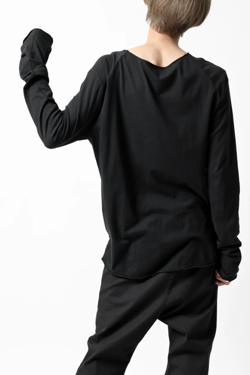 daub DYEING LS CUTSEWN SCAR STITCHED / C.JERSEY (BLACK) - Image 17